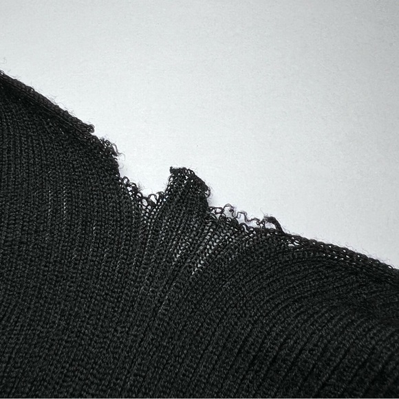 Rick Owens Performa FW20 Athena Ribbed One-Shoulder Top in Black - Picture 10 of 10